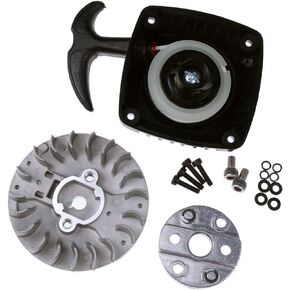 Easy Start Pull Starter and Flywheel Set fit 23-36cc zenoah chongyang rovan for 1/5 hpi rovan Baja 5b 5t 5sc King Motor redcat car
