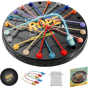 Rope Untangling Puzzle – Fun Family Game with Multiple Difficulty Levels, Perfect for Parent-Child Interaction, Stress Relief Toy, Portable for Parties & Travel