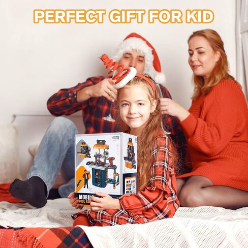 3 in 1 Kids Tool Bench -GEIYATOI, Toddler Workbench with Electric Drill and Realistic Toddler Tool Set for 2 3 4 5 6 Years Old Boys Girls, Construction Toys for Christmas Birthday Party New Year in Saudi Arabia