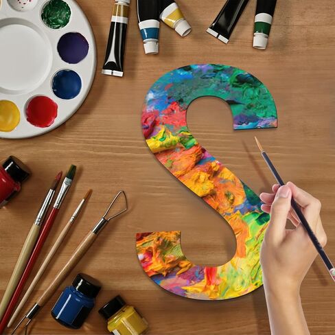 Large Wooden Letters 17 Inch Big Wooden Alphabet Letters for Wall Decor Unfinished Large Wood Letters B for Nursery Decor Crafts Blank Wooden Cutout Sign for Party Birthday Wedding Home Decoration in Saudi Arabia