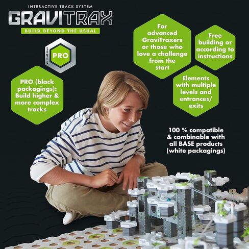 Ravensburger GraviTrax Starter Set PRO 23- Marble Run, STEM and Construction Toys for Kids Age 8 Years Up - Kids Gifts in Saudi Arabia