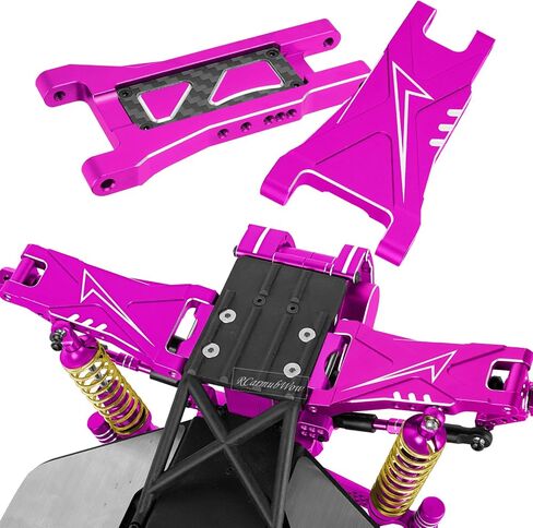 RC Suspension Arms A Arms Upgrades Part for 1/10 Slash 2WD,Slash 2WD VXL,Aluminium Front & Rear Suspension Arms A-Arms Hops Up,Pink in Kuwait