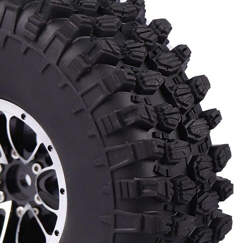 1.9 Beadlock Wheel & Tyre w/Foam 12mm Hex 4.7 '' 'For Traxxas Trx4 Trx6 Axial SCX10 SCX10 II Redcat Gen7 Gen8 Tamiya RC4WD Crawler Truck in Kuwait