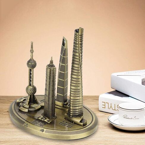 Oriental Pearl Tower Global Center Financial Model ، Model Building Architecture Model Shanghai Building Collection Collection Decover Home Decover (#1) in Saudi Arabia