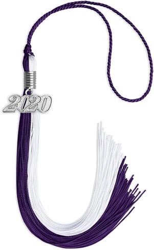 تاسيل تخرج مزدوج تخرج مع انخفاض تاريخ الفضة (Royal Blue/White ، 2025) in Kuwait