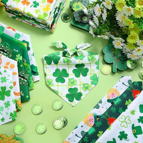 72 Pcs Easter Dog Bandanas Bulk Spring Bandanas for Dog Adjustable Washable Pet Triangle Scarf Soft Kerchief Bib for Holiday Pet Costume Accessories(Easter) in Saudi Arabia
