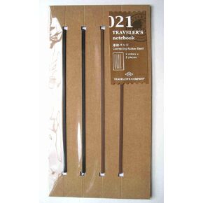 Midori TRAVELER'S notebook Regular Size Refill Connecting Band (Black, 1 Count)
