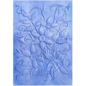 BAOFALI 3D Embossing Folders Daffodil Clear Textured for Card Making,Embossing Template Paper Card Embossing Stencil for DIY Scrapbooking Photo Album Card Paper Craft Decoration 6.3" L x 4.5" W