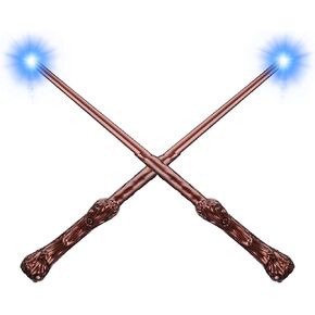 KHC-KHF 2PCS Light Up Magic Wazard Wands Magic Wands Sound Fluminating Wand for Wizard Party Cosplay Coxplay Wizard Party Supplies Supplies Supplies