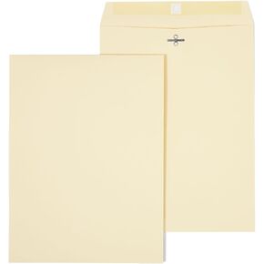 Staples 121962 Extra-Heavyweight Clasp Catalog Envelopes 9-Inch L X 12-Inch H Manila 100/Bx