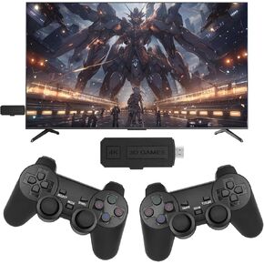 X2 Gaming Stick with 42000 Large 3D Retro Games, high-end 256GB Wireless Retro Gaming Console, 49 emulators, Two 2.4GHz Wireless Controllers, and 1280 * 720 4K Full HD Output