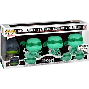 Funko Pop! Comics: Teenage Mutant Ninja Turtles: The Last Ronin - Michelangelo, Raphael, Leonardo, Donatello, 4-Pack, Amazon Exclusive
