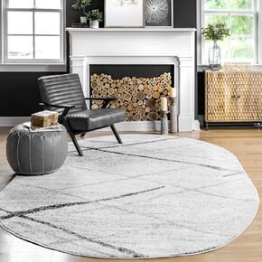 nuLOOM Thigpen Contemporary Area Rug, 8x10, Grey