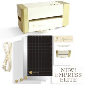 Anna Griffin Empress Elite Die Cutting Machines with Large Plates - 10% Faster Electric Die Cutting and Embossing Machine for Card Making, Embossing Tool for Crafting, Complete Set with Large Plates