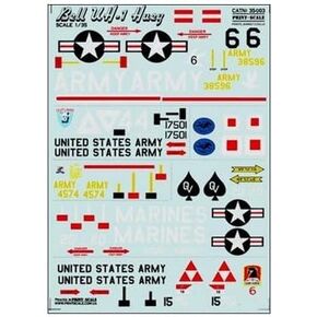Bell UH-1 Huey Print Scale 35-003