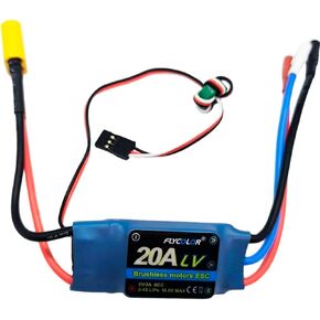 30A ESC 2-4S Electric Speed Controller 3A UBEC with XT60 & 3.5mm Bullet Plugs for RC Brushless Motor