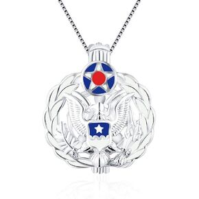 Badge Cage Pendants for Pearl Jewelry Making Sterling Silver, Design Pearl Cage Pendants for Women