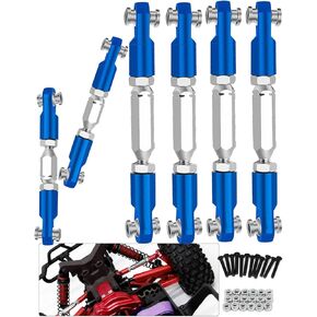Turnbuckles Camber Links Upgrades Parts for 1/10 Senton MEGA550 4X4/Granite MEGA550 4X4 RC Truck,6PCS Aluminum Adjustable Turnbuckles,Replace AR330446 AR330515,Dark Blue