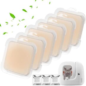 6 Pack Pet Odor Eliminator N50+ For Puramax Self-Cleaning Cat Litter Box, Cat Toilet Odor Control, Can Be Placed in Litter Box or on a hook