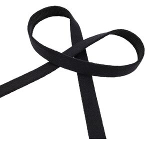 IDONGCAI 10Y Corset Boning Casing 3/8 Inch Nylon Plush Underwire Channeling Tape for Bra Corset Sewing Wedding Dress Black