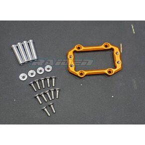 Aluminium Steering Servo Mount Set for Arrma Kraton Senton Talion Typhon Outcast - Orange
