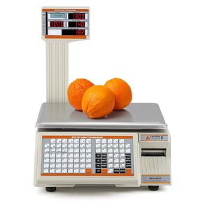 Bonvoisin Label Printing Scale Meat Retail Scale with Label Digital Printer for Food Price Barcode Printing Scale