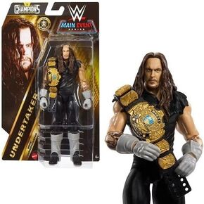 WWE Main Event Series Champions - 6-inch Articulated Figure - Undertaker Figures + Belt