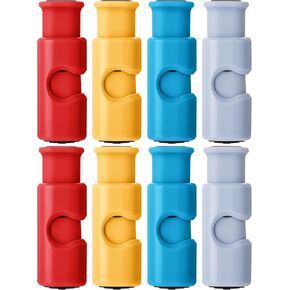 Mr. Pen- sequeeze and lock clips ، 8 pack ، queeze and lock clips ، مقاطع حقيبة لتخزين الطعام ، مقاطع للوجبات الخفيفة لحزم الطعام ، مقاطع طعام للأكياس ، مقطع أكياس بلاستيكية ، مقاطع طعام