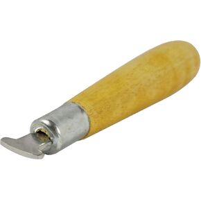 SE 4.5-Inch Bezel Roller with Wooden Handle for Jewelry Making - JT40