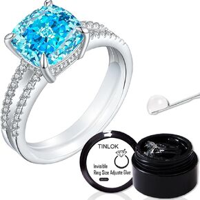 Easy-to-Use Invisible Ring Size Adjuster for Loose Rings Women - Innovative Ring Size Adjuster with UV Light - Adjust Any Ring Size Quickly - Ring Guard, Spacer, Resizer & More