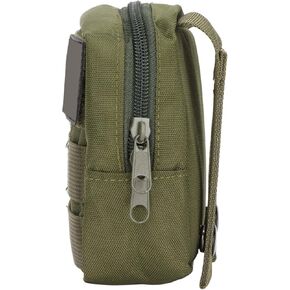 Backpack Dog Vest Bag, Outdoors Dog Backpack Dog Pack Hound Travel Camping Hiking Bag Comfortable Training Service Vest Padded Easy Control Handle (Zipper Bag - Army Green)