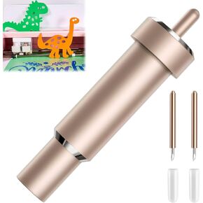 قطعتان من الشفرات ، شفرات صانع ، شفرة نقاط فاخرة متميزة ، بما في ذلك شفرتين ، قطع حادة ودائمة ، دقيقة ، مناسبة للورق ، مخزون البطاقات ، لوحة الملصقات ، الفينيل ، إلخ (الذهب) in Kuwait