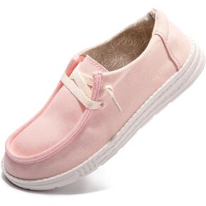 Womens Slip On Loafer Outdoor Sneakers Causal Shoes Low Top Canvas Flat Comfortable Fashion Walking Shoes