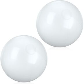 2 Pcs 12 Inch Solid Beach Balls Inflatable Beach Balls Bulk Large Blow up Pool Game Toys for for Summer Beach in Kuwait