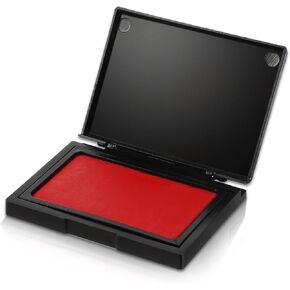 Large Stamp Pad, 4.1"x2.95" Red Ink Pad Premium Quality Felt Pad Rubber Stamp Ink Pad for Office Home(red)