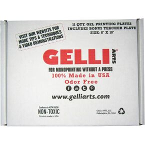 Gelli Arts GL862622000338 Class Pack Printing Plate, 8 inch x 10 inch, 11 Pieces