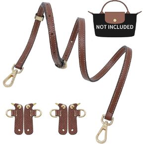 Connector Extended Anti-Slip Leather Crossbody Strap Kit Compatible with Le Pliage Mini Pouch