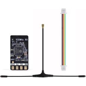 HGLRC ELRS 915MHz Receiver ExpressLRS Nano Long Range with T Type Antenna for FPV Racing Drone