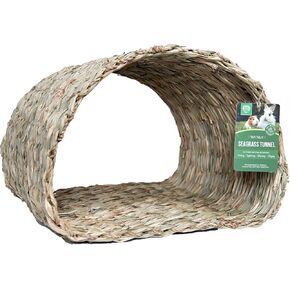 Small Pet Select - Tiny Paws Seagrass Tunnel for Rabbits, Guinea Pigs, and Other Small Animals