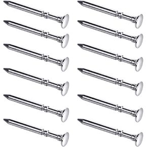12 Pieces Pine Derby Axles Polished Grooved Car Speed Axles for Derby Cars Minimizing Friction Wheel Swing and Getting