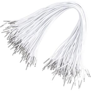CustomyLife 50pcs Elastic Cords for Masks 12 inch Stretch Band with Metal Ends Mask Lanyard Loop Craft Rope Thread Round String Extender Strap for DIY Making Christmas Hat Menus DIY Party Decors