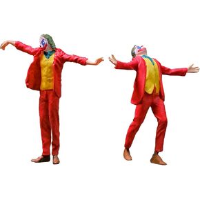 Painted Figure 1:64 Scale Mini Model Trains Architectural Plastic People Figures Standing Joker Figure Model combinatorial,Suitable for Miniature Scenes