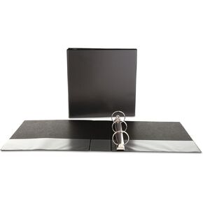 Universal UNV20981 3 Ring 2 in. Capacity Economy Round Ring View Binder - Black