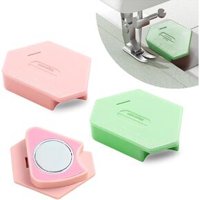 2pcs Magnetic Seam Guide for Sewing Machine, Polygonal Magnetic Seam Guide with Scale, Seam Guide for Sewing Machine, Precise Magnetic Sewing Guide, Essential Sewing Accessories (26)