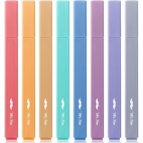 Mr. Pen- Aesthetic Highlighters, 8 pcs, Jewel Tones, Chisel Tip, Cute Highlighters Assorted Colors, Bible Highlighters and Pens No Bleed, No Bleed Highlighters for Bible Pages No Bleed