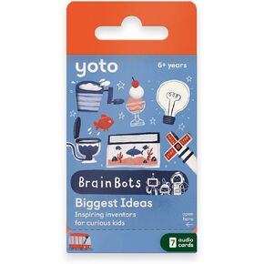 yoto brainbots: أكبر الأفكار-7 بطاقات صوتية للاستخدام مع جهاز الصوت واللاعب Mini All-in-1 ، الاستماع التعليمي وخالي من الشاشة مع قصص ممتعة للتعلم والاختبارات التفاعلية ، Ages 6+
