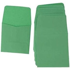 Archival Paper Coin Envelopes 2x2 Green by Guardhouse 50 Pack