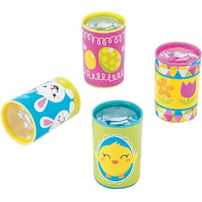 Prish Express Express Easter Prisms - ألعاب Kaleidoscope وألعاب Prism لحفلات عيد الفصح - مكافآت الفصول الدراسية احتفالات العطلات أو سلال عيد الفصح المشاركة والمتعة للأطفال - تفضل الحفلات - 24 قطعة