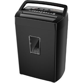Bonsaii Paper Shredder, 10-Sheet Home Office Shredders, Micro Cut Home Use Paper Shredder with 5.5 Gallons/P-4 High Security/5 Minutes/Shred Card,Staple,Clips