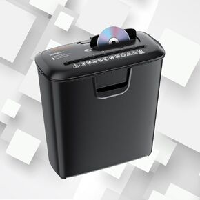 Bonsaii Paper Shredder for Home Use, 8-Sheet StripCut Home Office Shredder, CD/Credit Card Shredder Machine with Overheat Protection, 3.4 Gallons Wastebasket